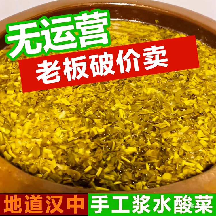 陕西汉中特产浆水菜500g雪里红酸菜广元浆水面浆水汤豆腐引子