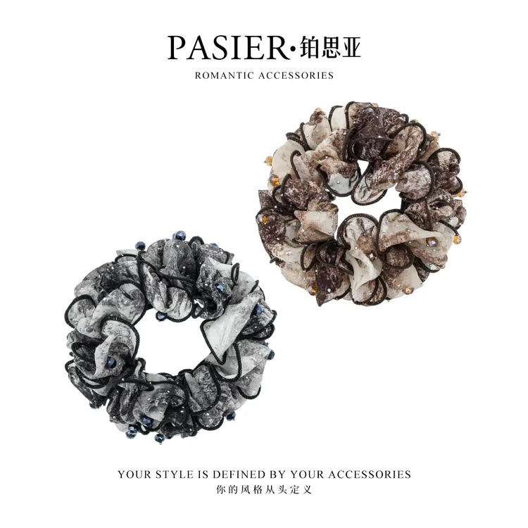 铂思亚 雾蝶织梦 优雅法式时尚百搭发圈思思专属 FB2922