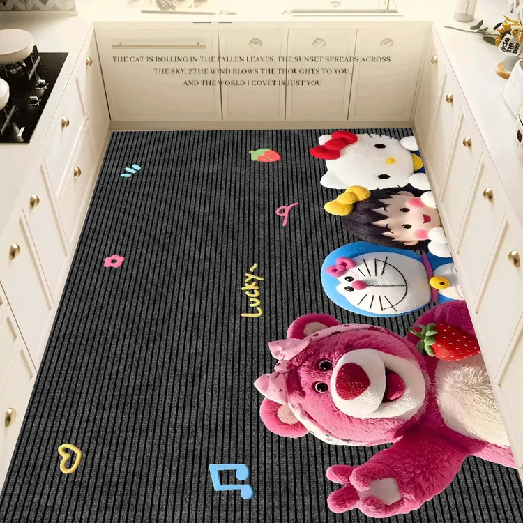 地毯防滑耐脏专用地垫防滑垫吸水垫地毯满铺水池防滑吸水厨房硅藻