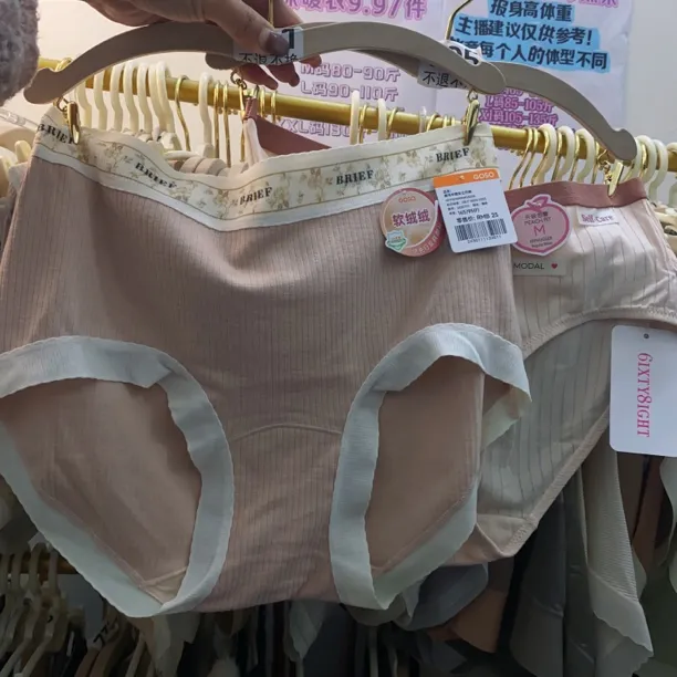 10条秋冬女士抑菌中腰三角内裤透气舒适亲肤高弹磨毛