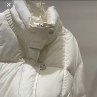 小橙子 白色立领短款外套