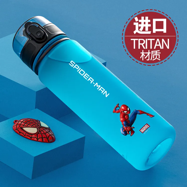 迪士尼儿童水杯6-12岁上学专用小学生男孩夏天方便携带防摔直饮杯