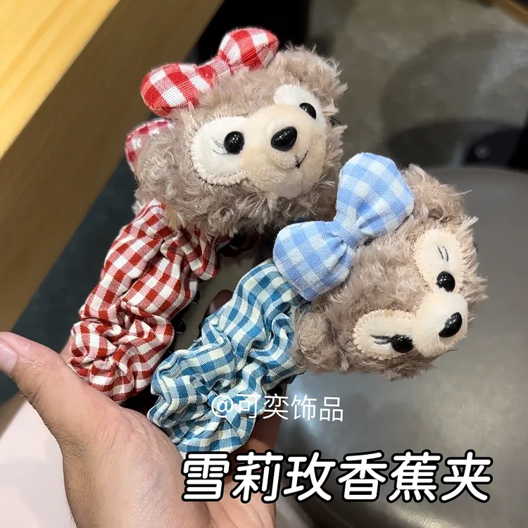 雪莉玫大号香蕉夹可爱后脑勺盘发高马尾百搭少女网红甜美发饰