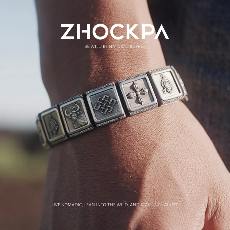 925银手链 ZhockPa NorbuChain 野牦牛诺布链纯银饰品小众设计