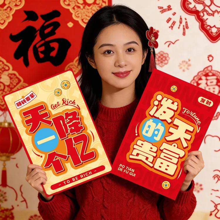 过年春节压岁包2026新款利是封马年个性创可小号加厚礼盒装红包