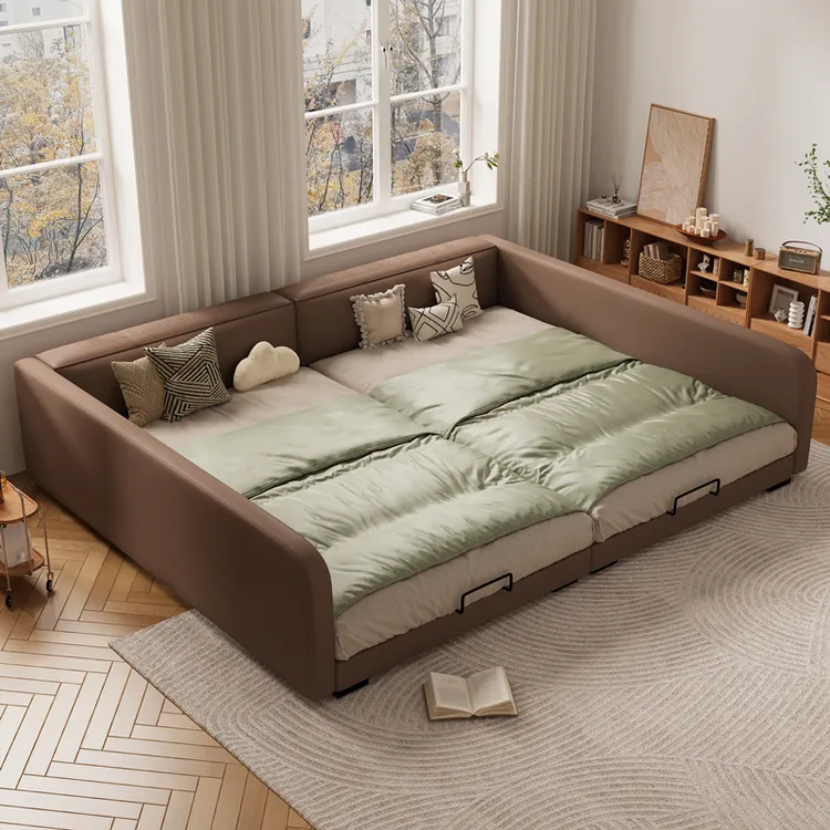 二胎家庭亲子大床组合子母床加宽护栏一家四口拼接床榻榻米超大3m