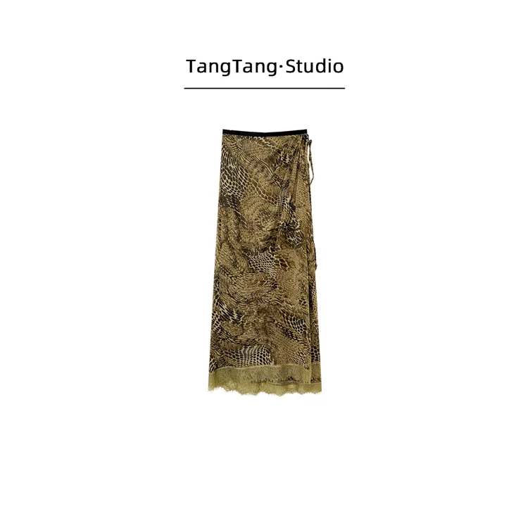 【TangTang·Studio】沙丘腰封半裙休闲百搭气质显瘦女装裙子-122160