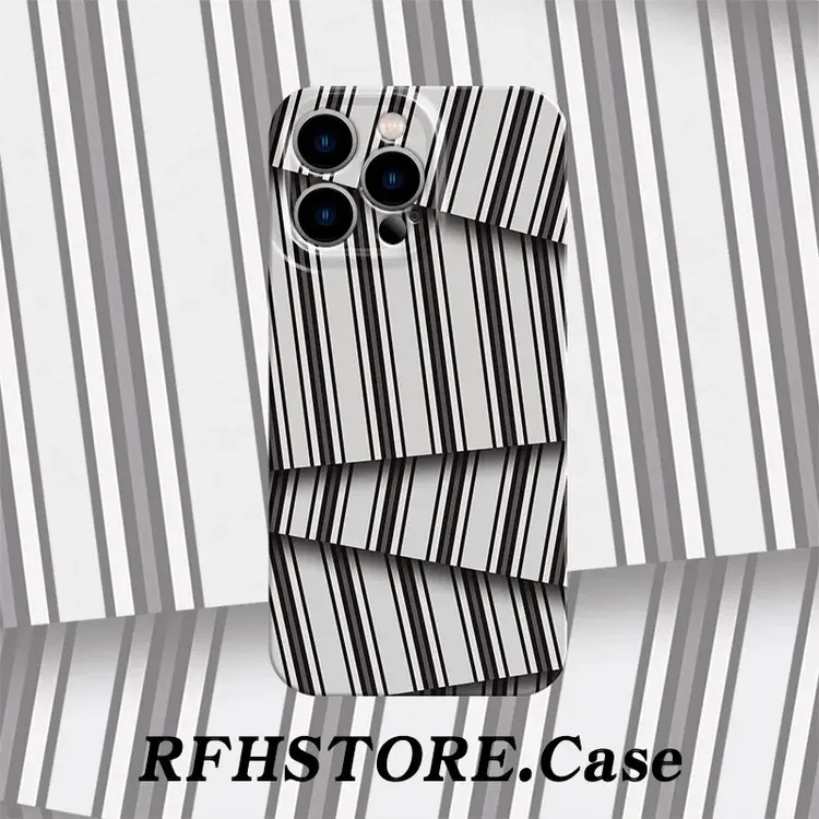 不规则线条适用iphone17/16pro菲林精孔手机壳华为vivo/小米/oppo