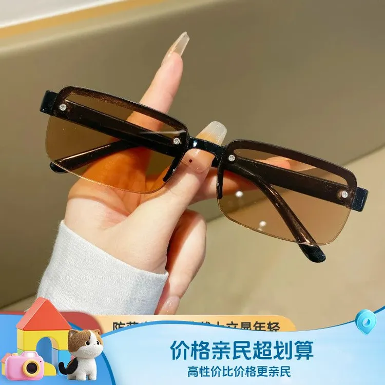 【官方正品】中老年人老花眼的选择高清2026年茶色眼镜室内外可用商品图