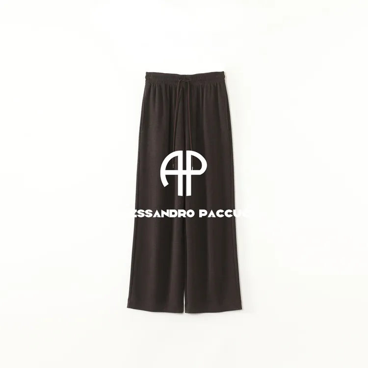 AP洛哥53183KV 【棉花糖单独裤子】桑蚕丝+羊绒多色松紧腰时尚裤子