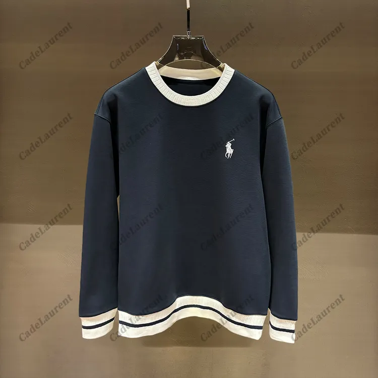 |秋季特调 刺绣男士新品蓝白线条拼色休闲潮牌套装TS-88241+K-148