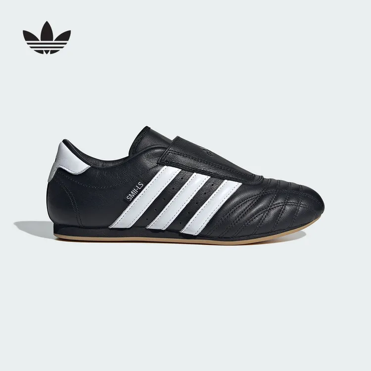 adidas/阿迪达斯Taekwondo跆拳道白黑休闲运动一脚蹬训练鞋JQ4775