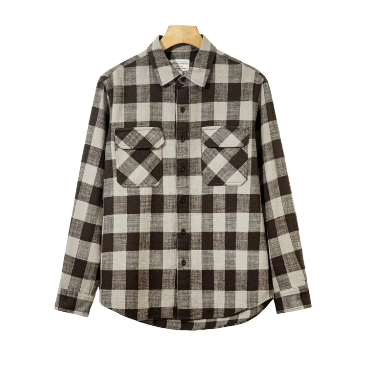 春秋耐磨长袖衬衫休闲秋冬男装ins风