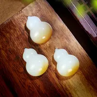 甜蜜蜜/18K金糖白葫芦吊坠（多样性发其一）