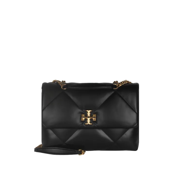 汤丽柏琦（Tory Burch）24新款 KIRA 女士菱格纹翻盖链条单肩斜挎包