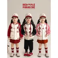 YOEHYAUL/幼悠幼悠【苹果喵】秋叁波弹软不变形美式街头棒球服Q4589