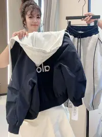 【夹棉/不夹棉】~男童秋冬夹棉加厚棒球服连帽假两件字母外套10365