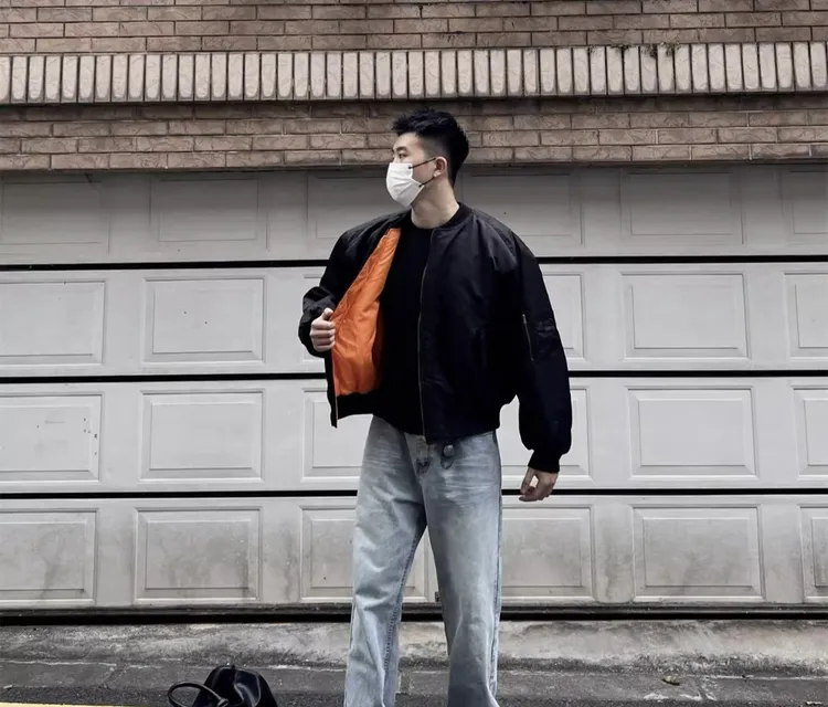 TEMUA 美斯特纯色夏季不起球冬季立领常规夹克春秋时尚秋季休闲