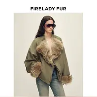 【CHIC PARKA】付智恩  黑暗荣耀 90鹅绒复古皮草派克