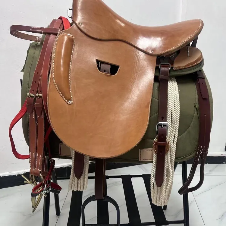 65式马鞍三花马鞍纯牛皮材质马具用品马鞍配件齐全