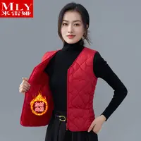 马甲女2025新款爆款秋冬加绒加厚内穿保暖中老年妈妈装棉马夹背心