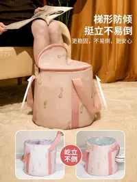 可折蟊家用泡脚桶带盖颜色随机