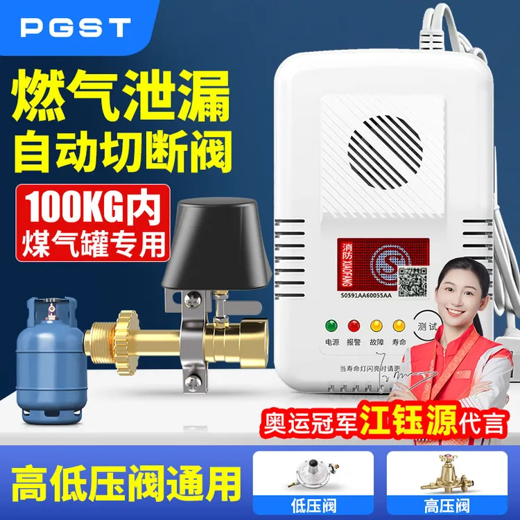 联动自闭阀燃气报警器联动自闭阀煤气报警器气体泄漏燃气自闭阀