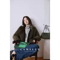 【Camelux线】重工奢宠拉绒开衫 奢牌同厂同料 QHA3011