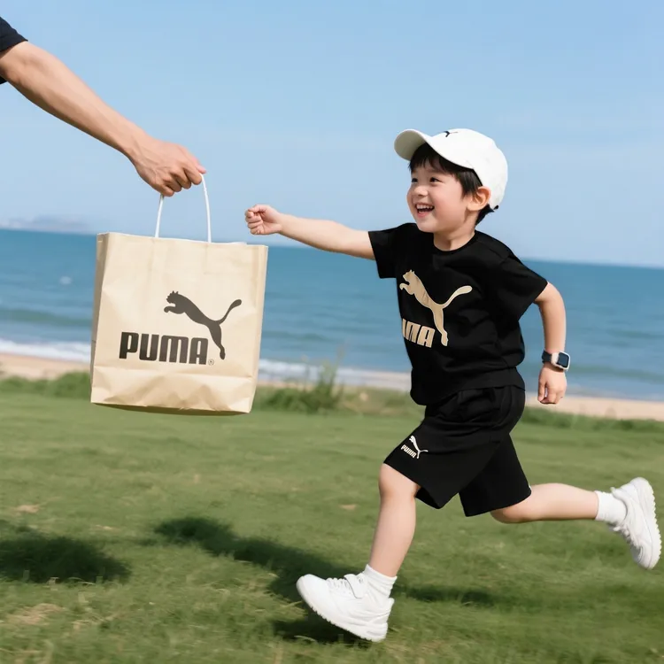【高端金标套装】PUMA经典夏季新款金标运动套装透气舒适休闲套装