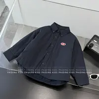 冬装儿童韩版时尚经典复古撞色小标帅气休闲保暖棉服SJ6344-QQ1