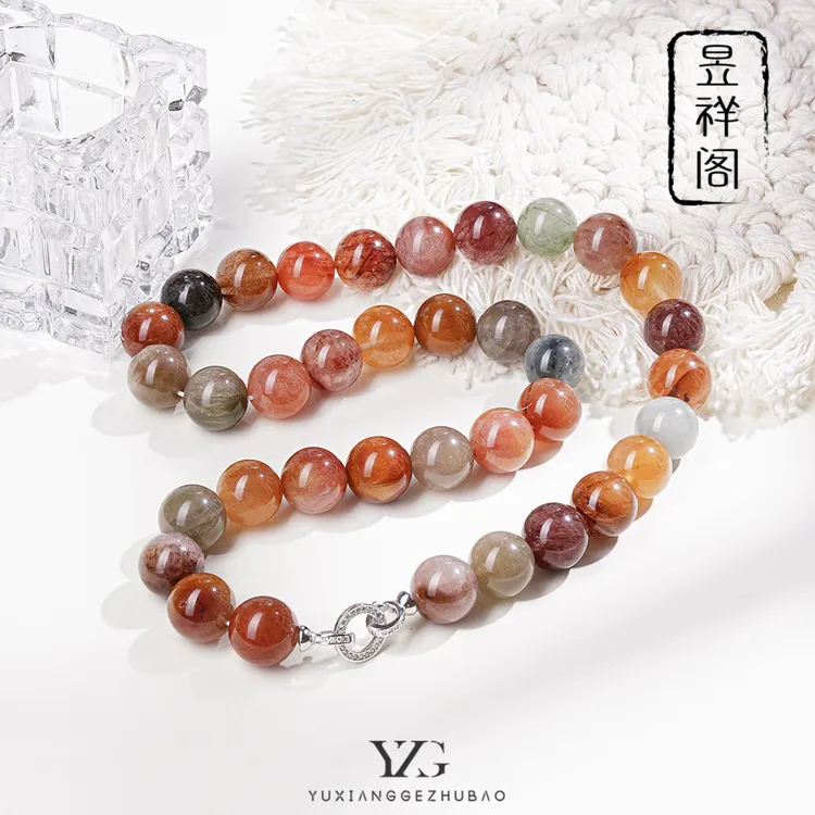 强烈推荐韦雪同款·老矿料兔毛水晶卖完就没了·福禄寿多样性发一