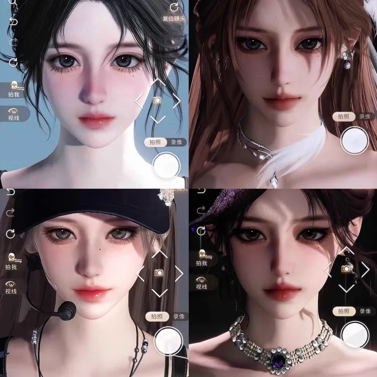 发4 小青梅雪梨 奢香夫人智雅shirley恋与深空捏脸设计含导入教程