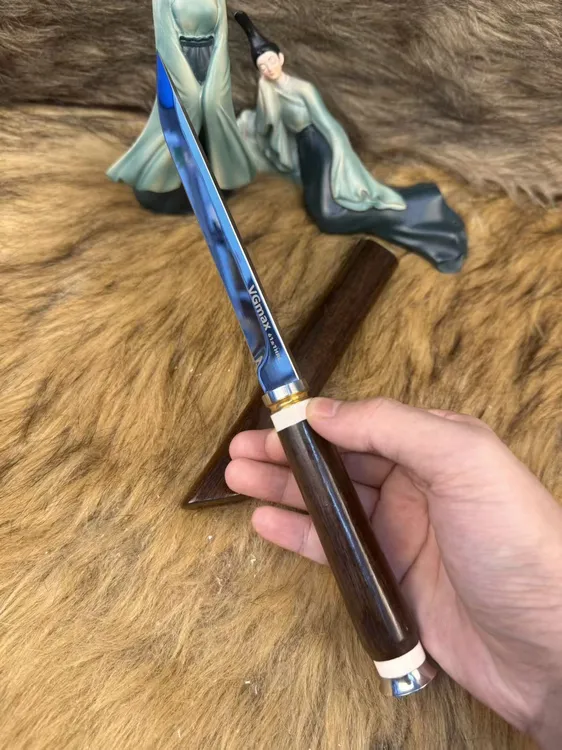 定制款进口VGmax钢材黑檀实木手柄收藏把玩户外多功能工具