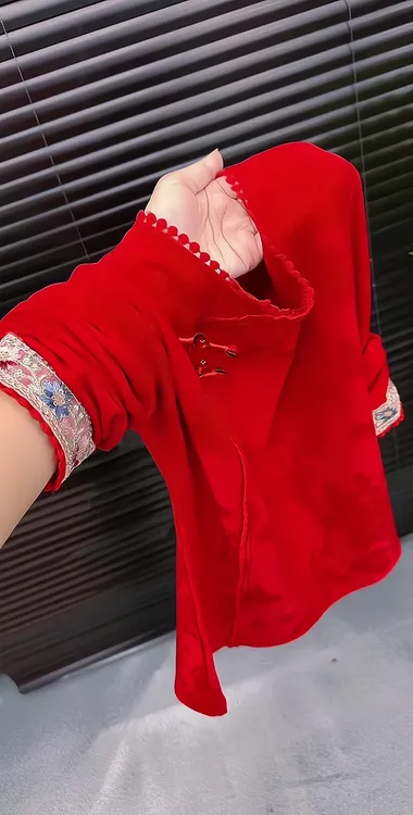 新中式国风复古打底衫秋冬季流行穿搭新款2025年时尚设计感上衣女