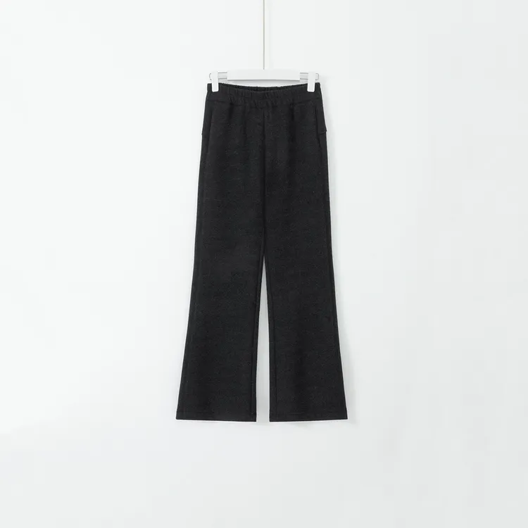 几里与麻 微微喇松紧腰加绒休闲裤 裤长105 2111132