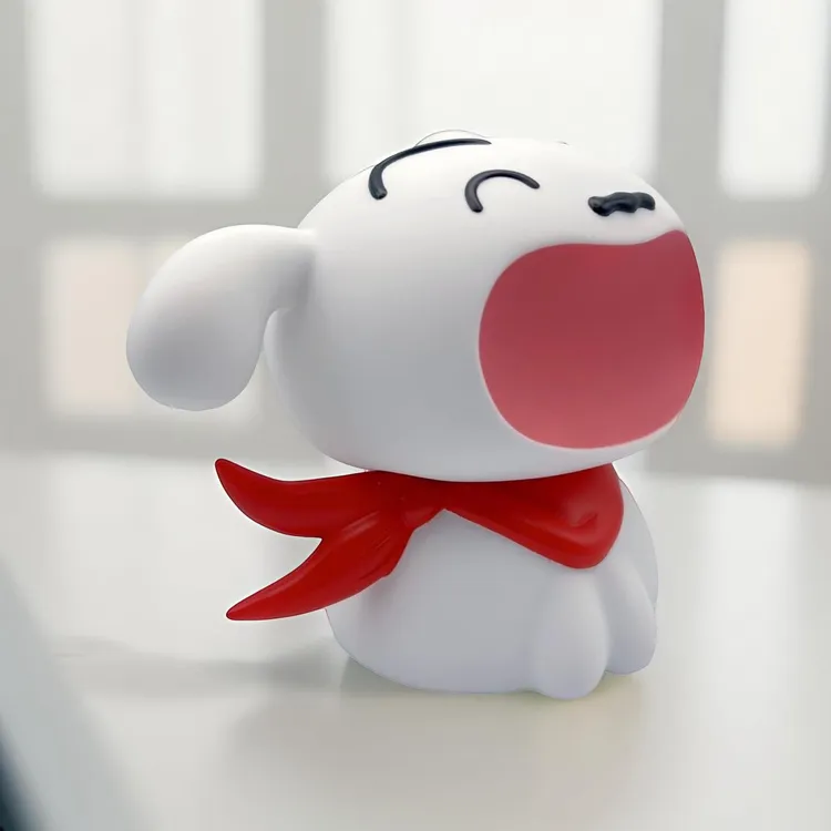 蜡笔小新新款小白手办家居客厅潮玩摆件公仔可存钱罐网红生日礼物