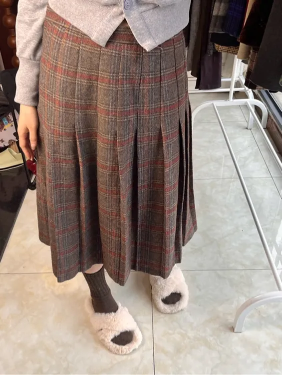 米花古着半设备裙