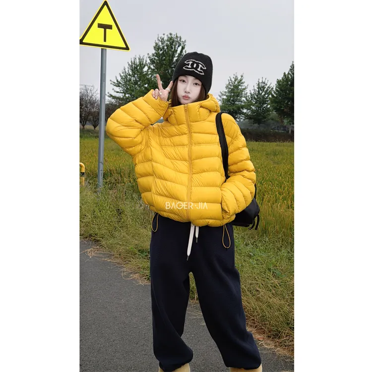 38-【暖宝宝】宝儿家含幂BH30725410冬季轻盈龟背三星90白鹅绒外套