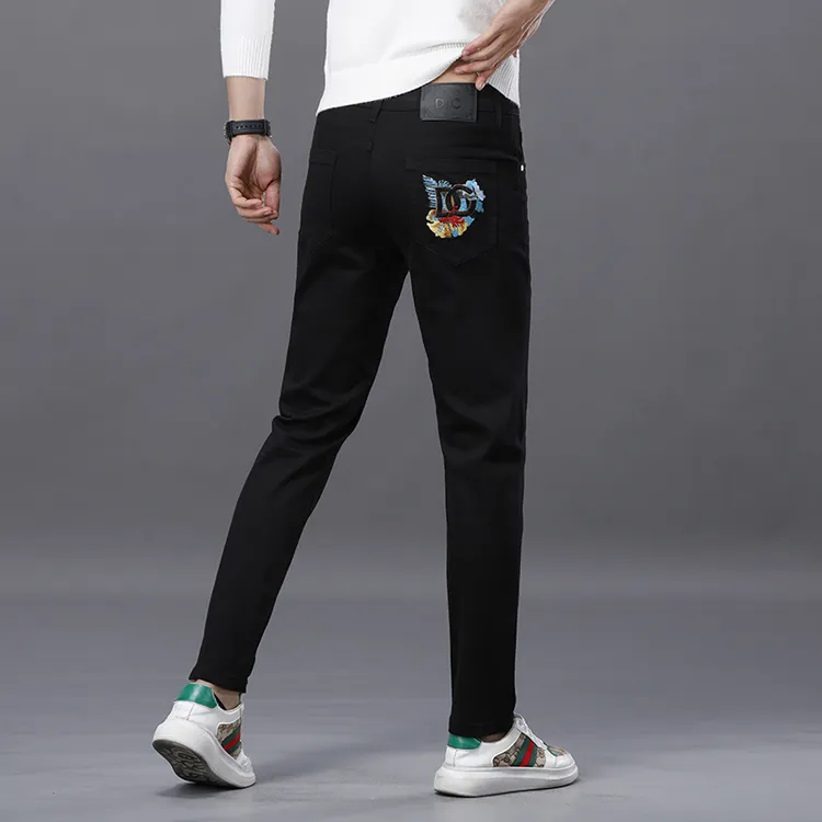 VARSACIVIP/瓦萨琪贵宾修身欧版高端牛仔裤弹力百搭男士秋冬裤子