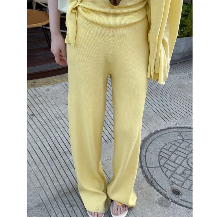 媛媛【琥珀午后】新款韩系显瘦时尚百搭休闲裤#K1043