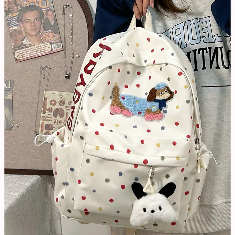日系ins书包女初中生高颜值小众冷门小学生三到六年级可爱双肩包