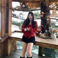 王葡萄【幸福旅人】微胖MM夏款学院风高腰显瘦百搭半身裙女DM1328