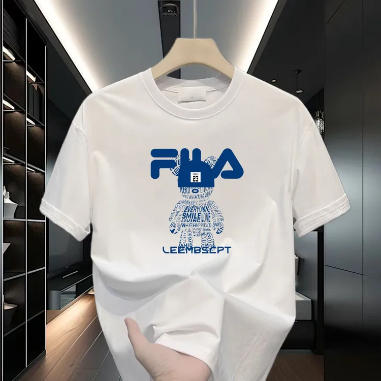 夏季圆领男装宽松卡通印花时尚短袖情侣欧美嘻哈纯棉男士T恤t恤