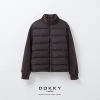 Dokky「暖小宝D0376」超五防.摇粒绒拼接羽绒服