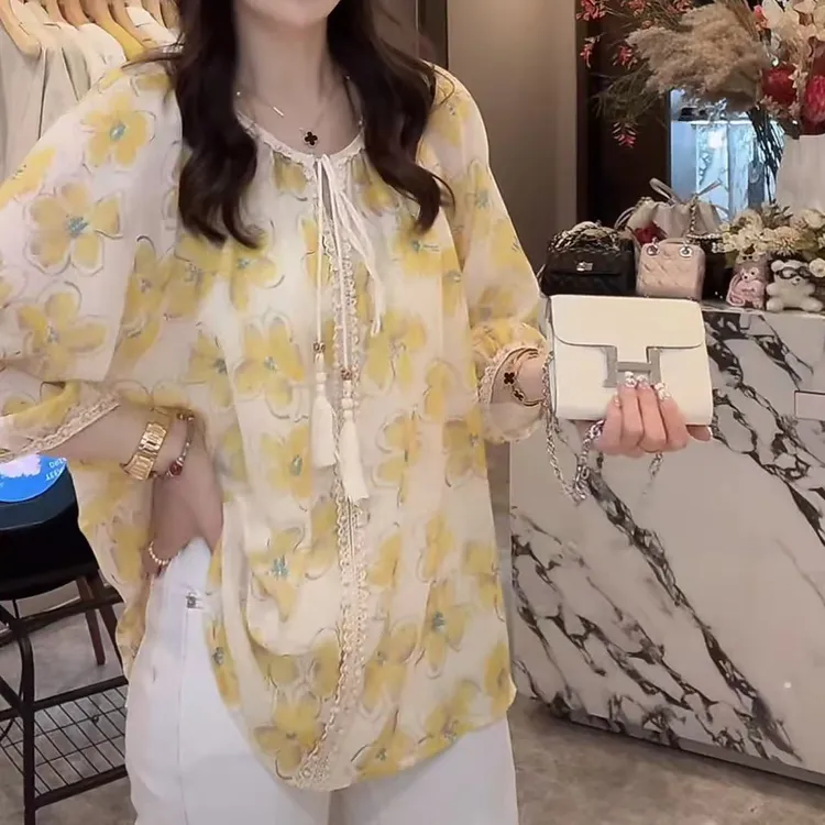 韩版洋气衣服女时尚宽松外穿设计感衬衫女2025夏季新款气质上衣