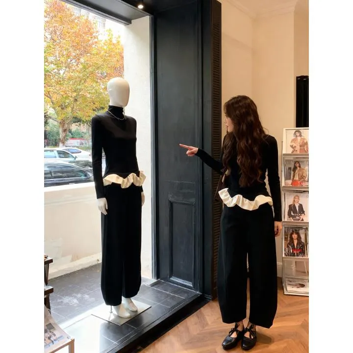 巨好看早秋韩系氛围感气质ootd穿搭超火御姐贵气轻熟绝美套装时尚