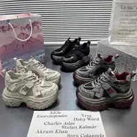 【五】老爹鞋女款2025新款超火超轻厚底增高小个子百搭休闲运动女鞋