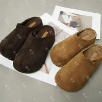 冬-续吉麻衣25-3037舒适百搭优雅纯色保暖半拖