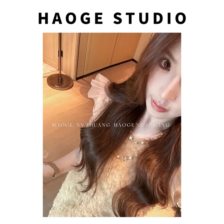 浩哥严选●午茶小调HGX5LYQ2188A连衣裙预时尚短款百搭夏季甜美款
