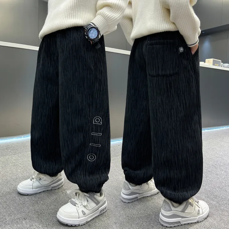 秋冬装长裤裤子2025新款儿童洋气女孩潮酷休闲百搭时尚裤潮阔腿